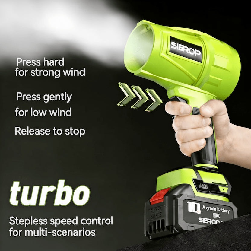 Turbo Jet Blower,Leaf Blower, Violent Turbo Fan, Pure Copper Motor,Car Drying After Wash, Handheld Snow Blower,Cordless Turbo Power Air Duster,Home Improve,Garden Mainte Holiday gifts