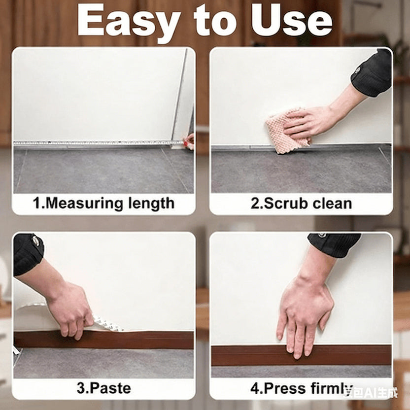 16.4Ft Door Weather Stripping, 1.38in Width Adhesive Door Draft Stopper, Insulation Seal Strip for Doors, Windows and Shower Doors